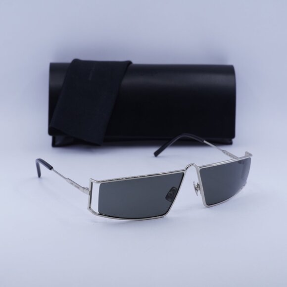 Final Price! Saint Laurent SL606 002 Silver/Grey Sunglasses main image 8